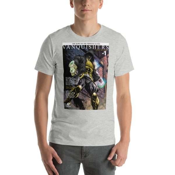 Vanquishers TCG Vintage Comic Art T-Shirt - Image 8