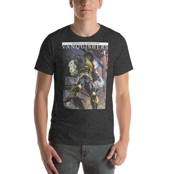 Vanquishers TCG Vintage Comic Art T-Shirt - Image 4