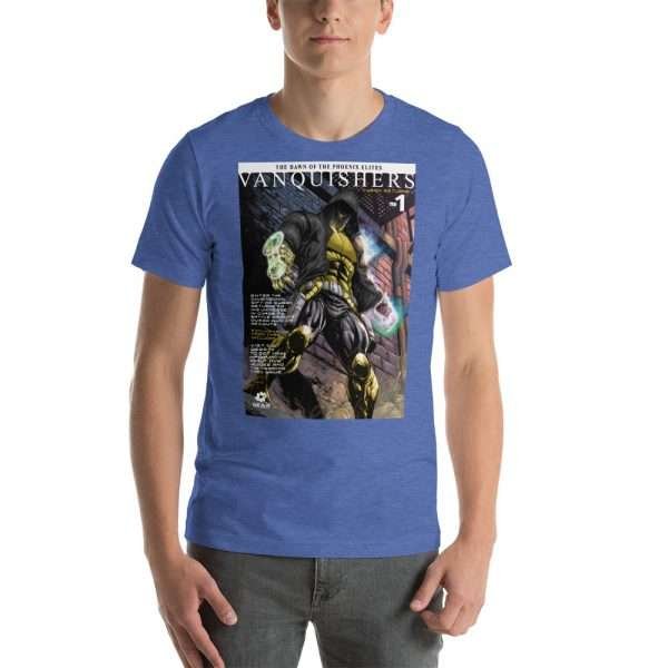 Vanquishers TCG Vintage Comic Art T-Shirt - Image 6