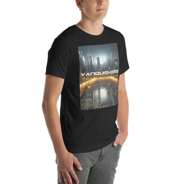 Vanquishers TCG - Arimus City T-Shirt - Image 4